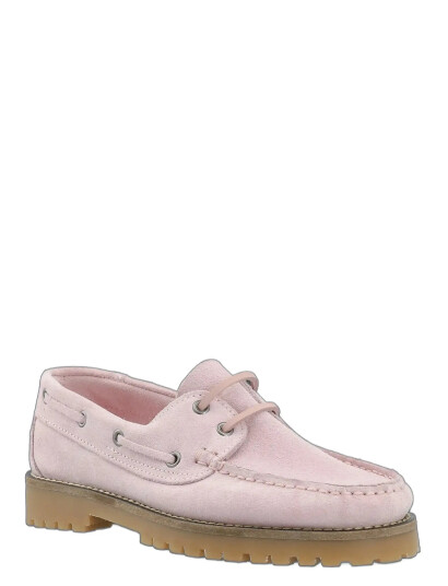 Bianco Biacapri Boat Shoe Suede - Pink - 38