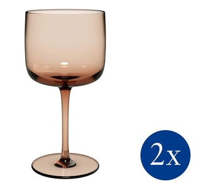 Villeroy & Boch Like vinglass 27 cl 2-pakning Clay Villeroy & Boch Like vinglass 27 cl 2-pakning Clay