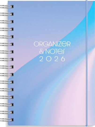 Organizer og Notes Grieg A5 2026 Waves