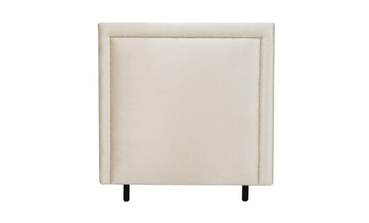 Soffadirekt PERLA Sengegavl 120 Fløyel Beige