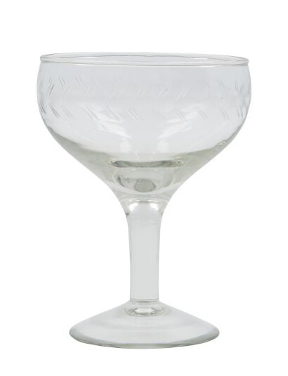 house doctor Cocktail Glass, Hdvintage, Clear - Nude - 9X9X13.5CM
