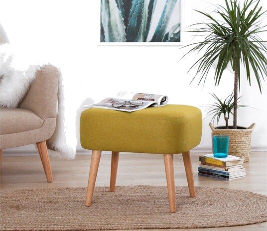 Demopolis Sittepuff 50 cm Gul