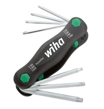 Wiha Sammenleggbart Torx-nøkkelsett