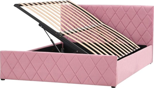 Seng med oppbevaring Rochefort Rosa 140x200 cm