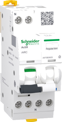 Schneider Electric Gnistdetektor Bryter+AFD 1PN 25A