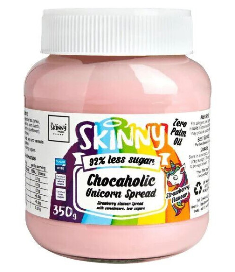 Skinny Food Unicorn Low Sugar Chocahalic Skinny Spread - 350g