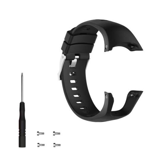 INF Klokkerem til Suunto Spartan Trainer Wrist HR i silikon Sort