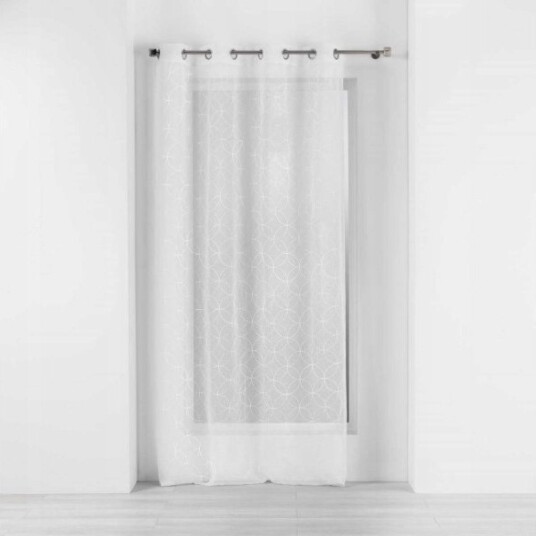 Douceur D’Interieur Gardin Til Stue Med Løpefeste Ringer Olympia 140 X 240 Cm