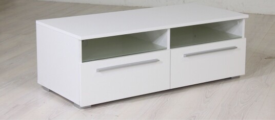 Stockend TV-Benk 100 cm - Hvit
