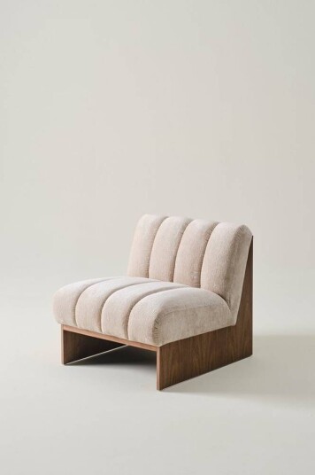 BILLONA lenestol Sandbeige