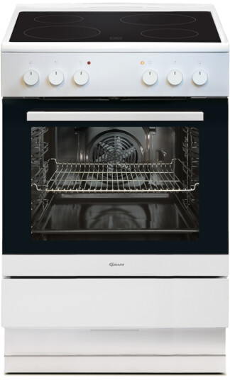 Gram EK5600-90V 65L Hvit Glasskeramisk Komfyr med SteamClean