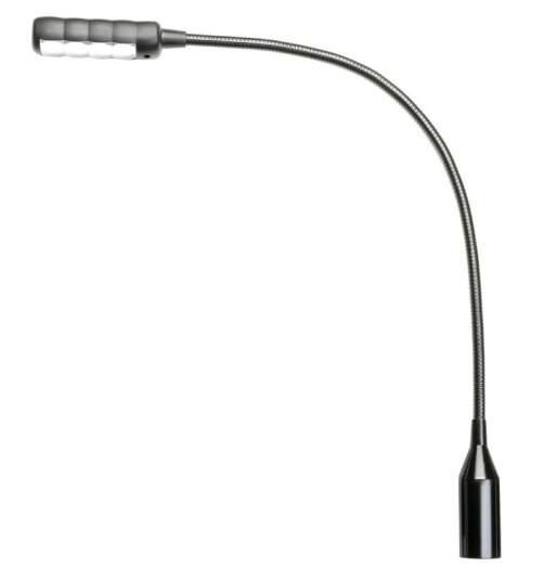 Adam Hall Stands Sled 1 Ultra Xlr 3 3-Pin Xlr Gooseneck Light With 4 Cob Led