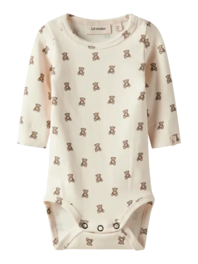 Lil"Atelier Gayo Teddybear slim body til baby turtledove