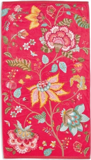 Pip Studio Pip Flowers Red 100X180 Pip Studio Pip Flowers Red 100X180