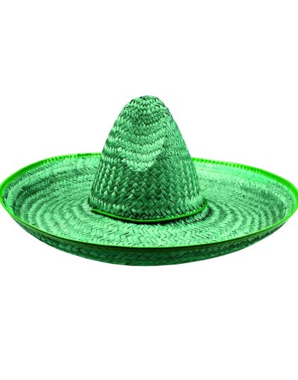 Boland Sombrero Stråhatt i Grønn 47 cm