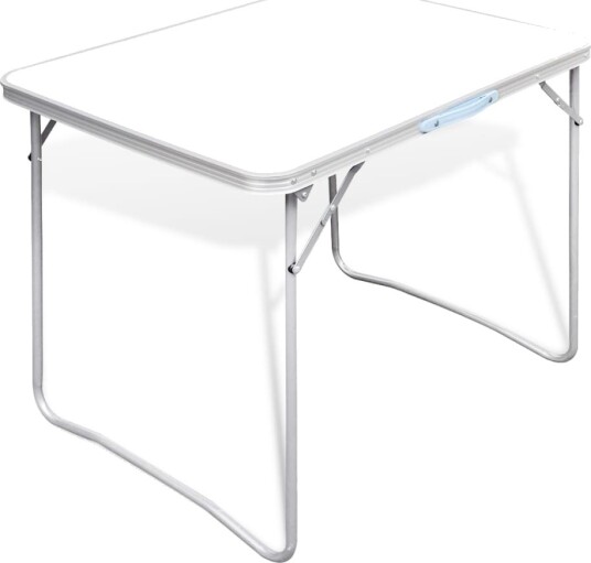 Camping Klappbord med Metallramme 80 x 60 cm