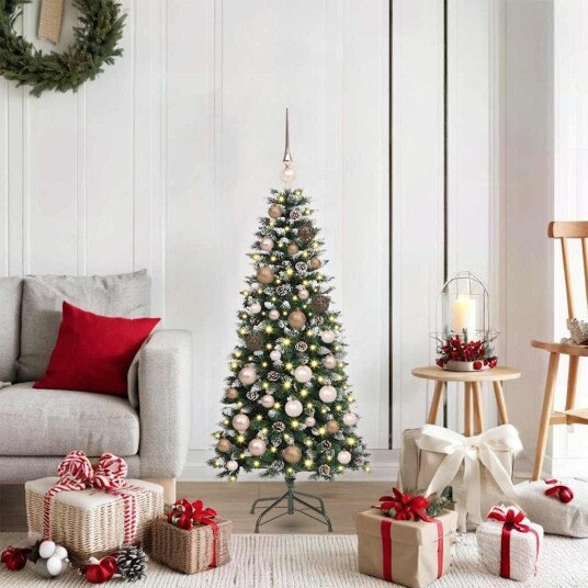  Kunstig juletre grønn 55 x 55 x 120 cm PVC og plast og stål
