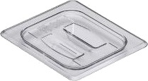 Kantinelokk Med Håndtak Cambro 1/6Gn 17,6X16,2Cm Polykarbonat Klar Stk