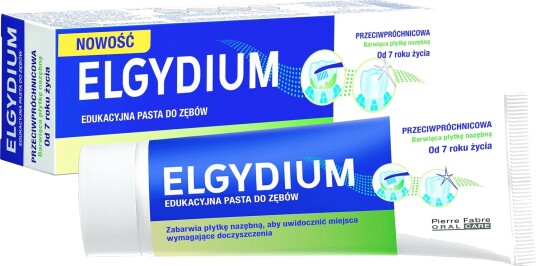 Naturlig Barnetannkrem ELGYDIUM Fresh Apple fra 7 år 50 ml.