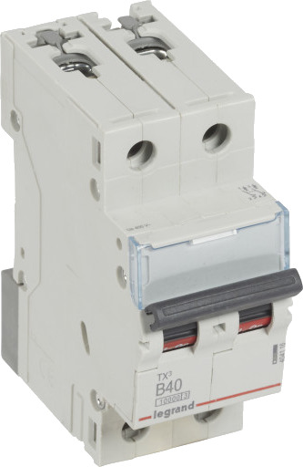 Legrand 5 stk TX³ MCB automatsikring B40 2P 2M 10/10kA Legrand 5 stk TX³ MCB automatsikring B40 2P 2M 10/10kA