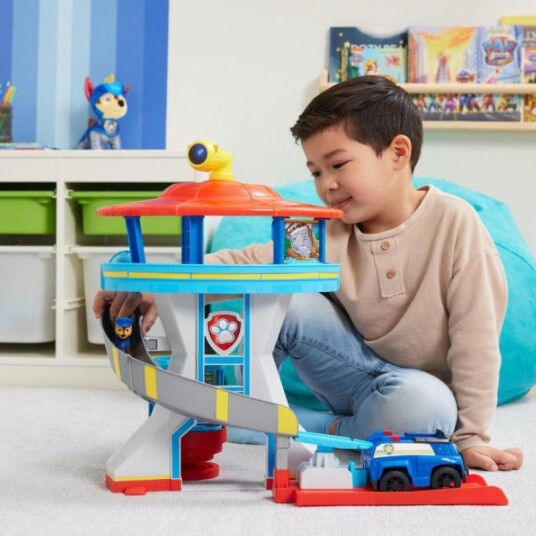 Paw Patrol Utkikkstårn Lekesett med Kjøretøy og Figur - 50 cm