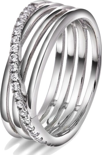 Pan Jewelry Siena ring i sølv med zirkonia størrelse Siena ring i sølv med zirkonia 64