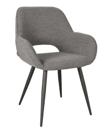 Trend Collection Fer Spisestol Grå Boucle