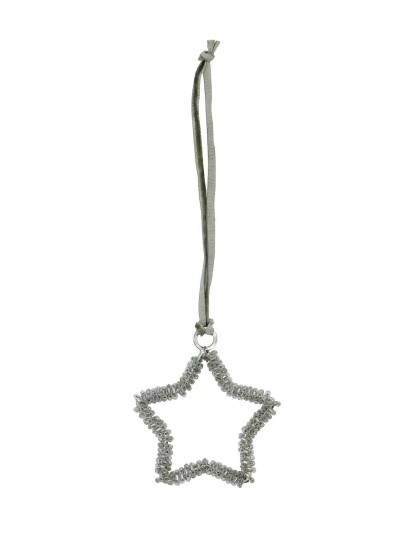 house doctor Julepynt, Hdconnect, Sølv Finish - Silver - 5.5X5.5X1CM
