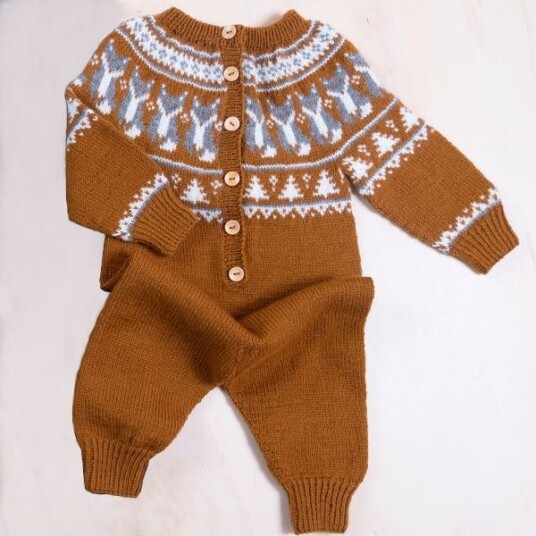 Bluum Strik Strikkedress Rev - garnpakke i Bluum Pure Eco Wool