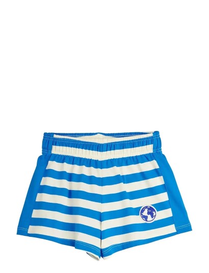 Mini Rodini Earth Yd Stripe Shorts Blue 140/146