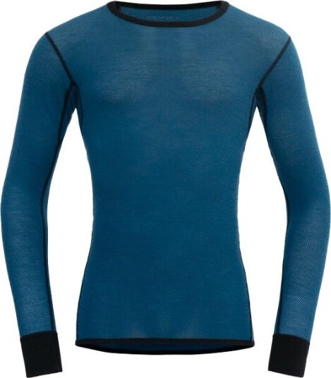 Devold Men's Wool Mesh Shirt Flood/caviar XL Devold Men's Wool Mesh Shirt Flood/caviar XL