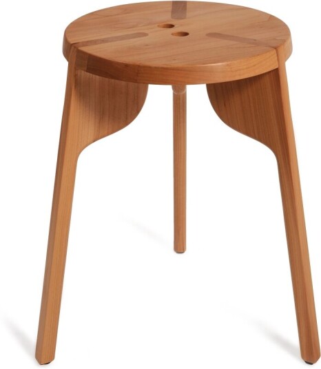 Zanat - Tattoo Stool Plain 3 Eyes Oak White Oil Krakker Gert Wingårdh,Sara Helder Tre Farget