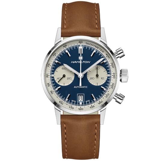 Hamilton American Classic Intra-Matic Auto Chrono H38416541 - Herre - 40 mm - Analog - Automatisk - Safirglass Hamilton American Classic Intra-Matic Auto Chrono H38416541 - Herre - 40 mm - Analog - Automatisk - Safirglass