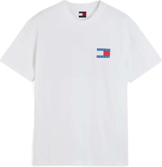 Tommy Jeans Tjm Rlx Vintage Tee Ext   White   XS