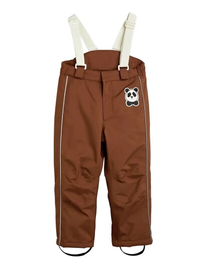 Mini Rodini Panda Soft Ski Trousers Brown 92/98 Mini Rodini Panda Soft Ski Trousers Brown 92/98