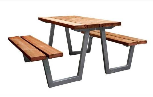 Benkeplatestativ Skotte Garden Sort