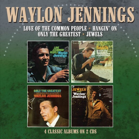 Waylon Jennings  Love Of The Common People / Hangin' On / Only The Greatest / Jewels  CD