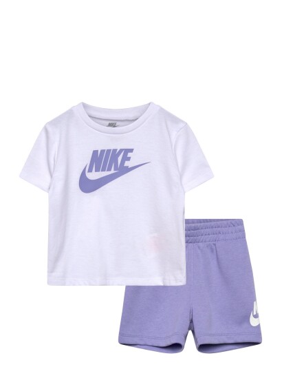 Nike Nkn Club Tee & Short Set Purple 80