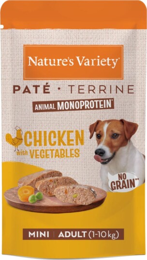 Nature’S Variety Våtfôr Nature'S Variety Original Paté No Grain Mini Kylling 8 X 150 G