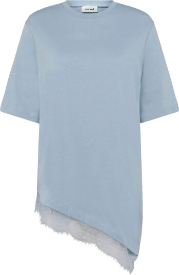 Soaked Sljina Lace Tee Blue M