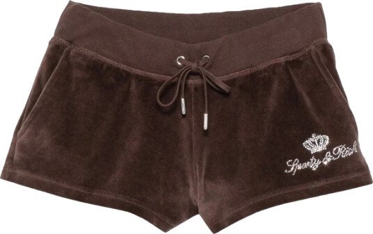 Sporty & Rich Dame Shorts Brun XS,