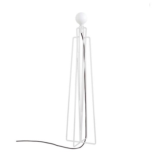 Grupa Products Modell 1 Gulvlampe Hvit/ Sort