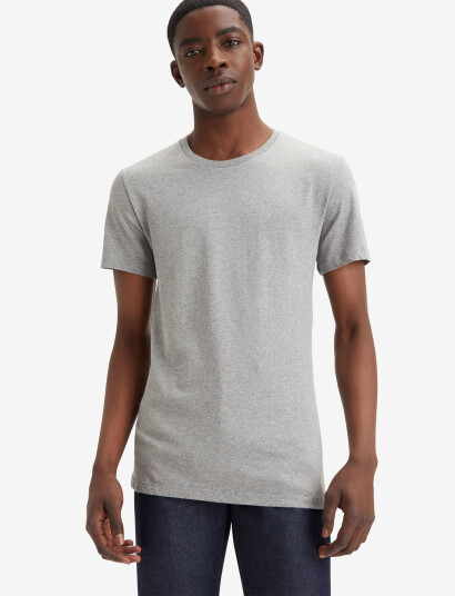 Levi"s® Slim 2Pk Crewneck 1 2 Pack Sli - White - M