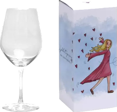 Lykketegning Rødvinsglass 62 cl pust livet er nå Lykketegning Rødvinsglass 62 cl pust livet er nå