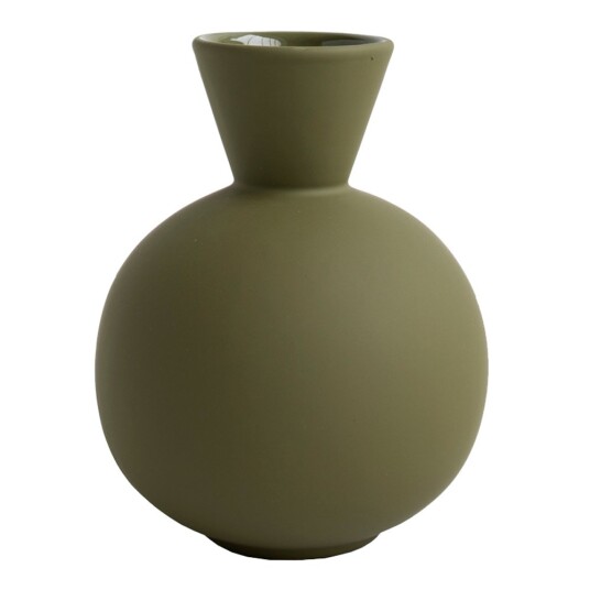 Cooee Trumpet vase 16 cm oliven Cooee Trumpet vase 16 cm oliven