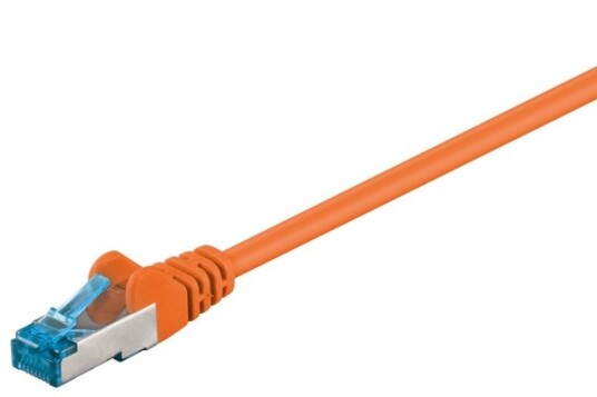 Goobay Cat 6A Koblingskabel S/Ftp (Pimf) Oransje - Kabellengde 0,5 M