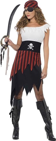 Smiffys Stilig Piratkostyme til Dame Strl XL Smiffys Stilig Piratkostyme til Dame Strl XL