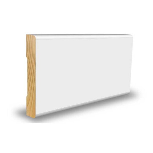 Th3068 12x58mm Karmlist Klassisk Hvit 4,4m bnt52,8m