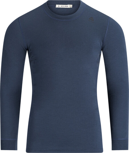 Aclima WarmWool Crewneck Herre Midnight Navy XL
