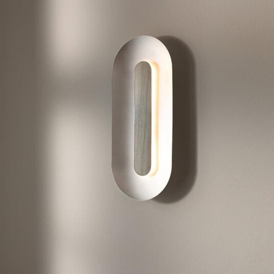 Nuura Sasi Large vegglampe Sølv